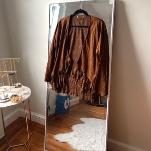 Boho chic top with ruffle detailing